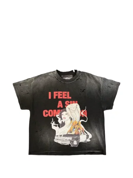 Tricou Sekrit zdrențuiți negru
