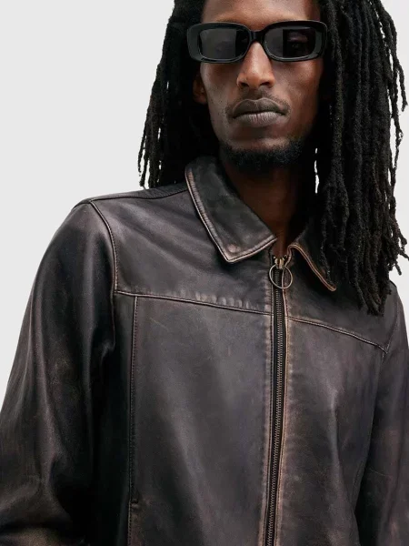 AllSaints Шкіряна куртка ALKAN