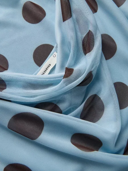 Reserved Сукня в горошок світло-блакитний блакитна