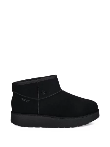 Chiloți Skechers din piele de căprioară negru