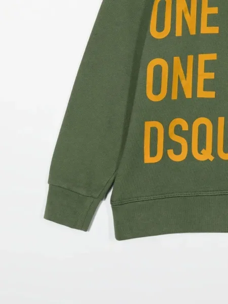 Bluza dziecięca Dsquared2 zielona