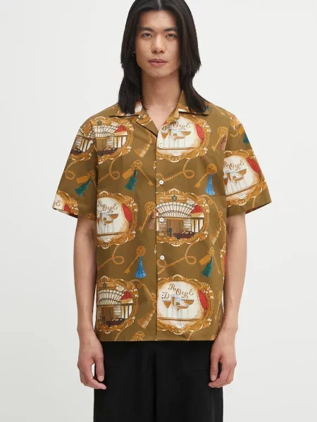 Srajca Drôle de Monsieur La Chemise Grand HUtel zelena