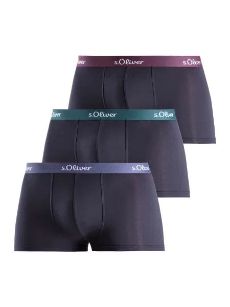 S.Oliver Boksarice temno modra / petrol / vinsko rdeča bela