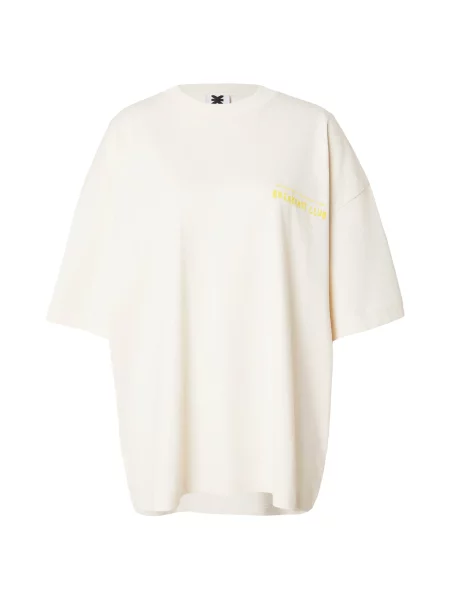 Karo Kauer Tricou Breakfast bleumarin / galben / murdar alb