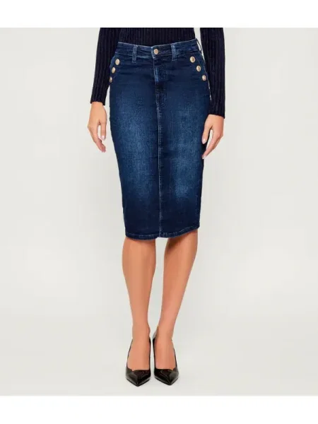 Guess Fustă de blugi albastru