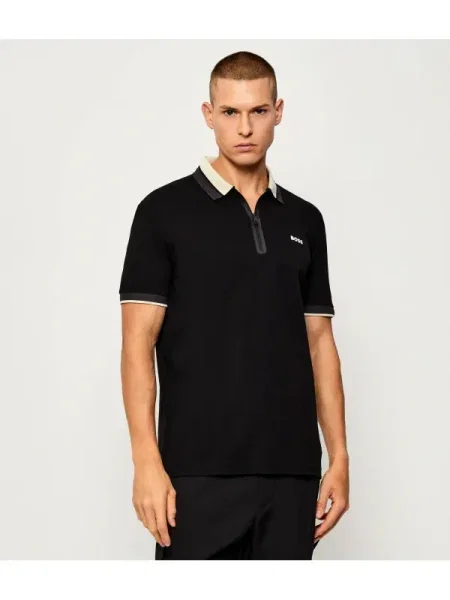 BOSS GREEN Polo Philix negru