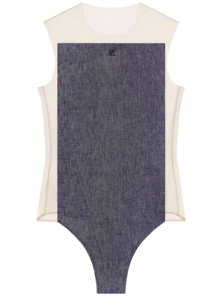 Body Courreges niebieski