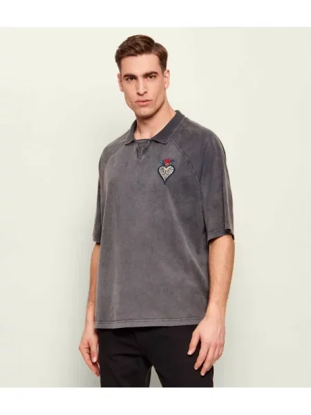 Just Cavalli Polo | Relaxed fit gri