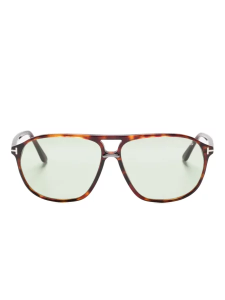 Ochelari de soare aviator Tom Ford Eyewear maro