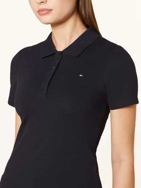 Tommy Hilfiger Koszulka Polo Z Piki blau granatowe