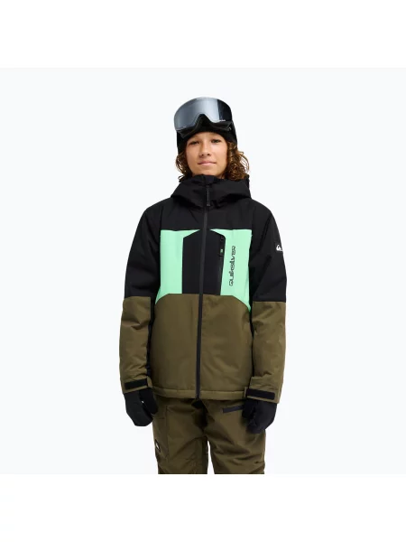 Geacă de snowboard pentru copii Quiksilver Dawson grape leaf