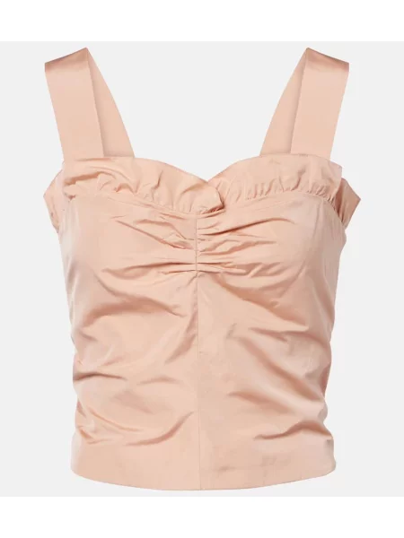 Cropp top Chloé cu volane roz