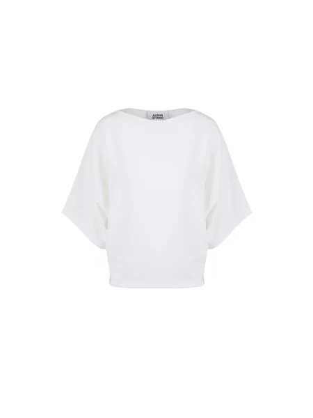 Bluzka Alpha Studio biała