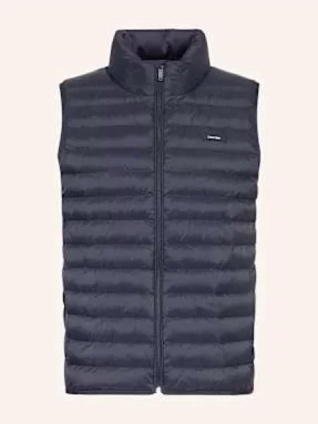 Calvin Klein Kamizelka Pikowana blau granatowa