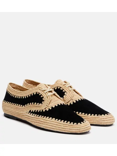 Pantofi derby Gabriela Hearst din piele de căprioară negru