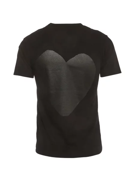 Μπλούζα Comme Des Garçons Play με σχέδιο από ζέρσεϋ μαύρο