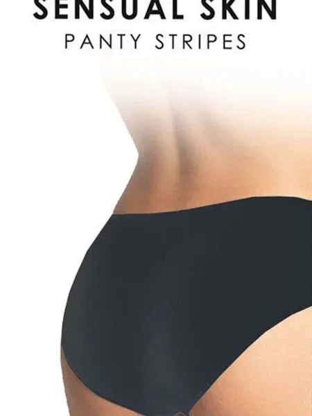 Бесшовные трусики слип FIGI_GATTA_PANTY_STRIPES_SENSUAL_SKIN чорні