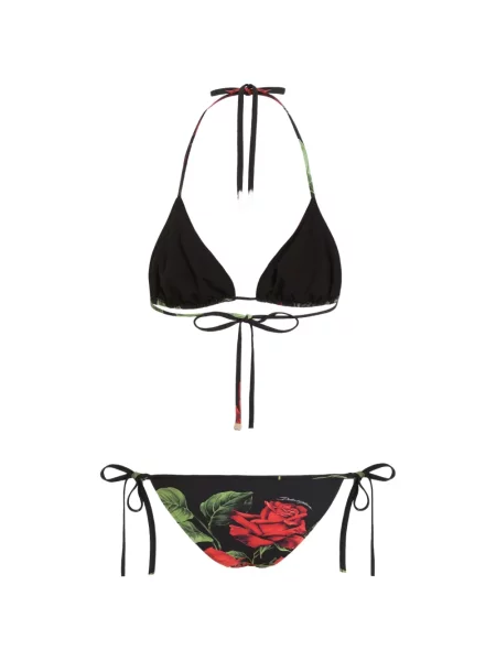 Bikini Dolce & Gabbana cu imagine negru