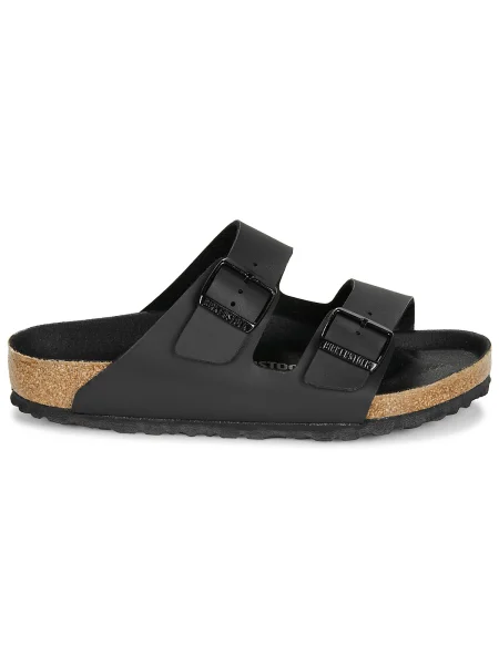 Papucsok BIRKENSTOCK Arizona Birko-Flor black Arizona Birko-Flor Regular fekete