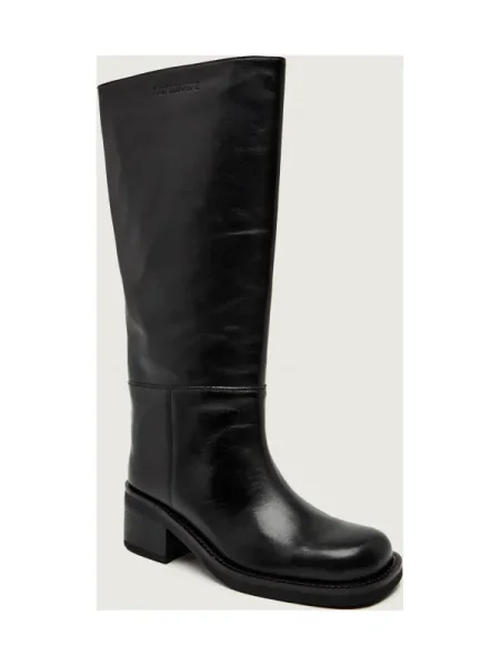 Patrizia Pepe De piele cizme de echitație negru