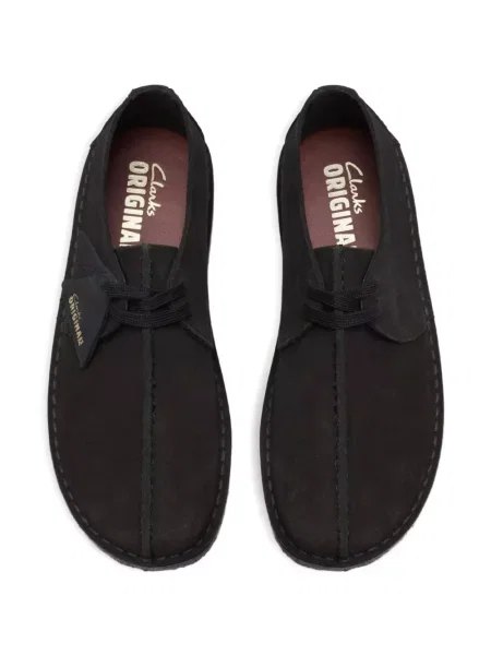 Desert boots Clarks Originals με κορδόνια σουέντ μαύρο