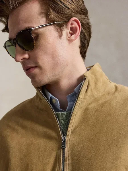 Замшевая демисезонная куртка Polo Ralph Lauren