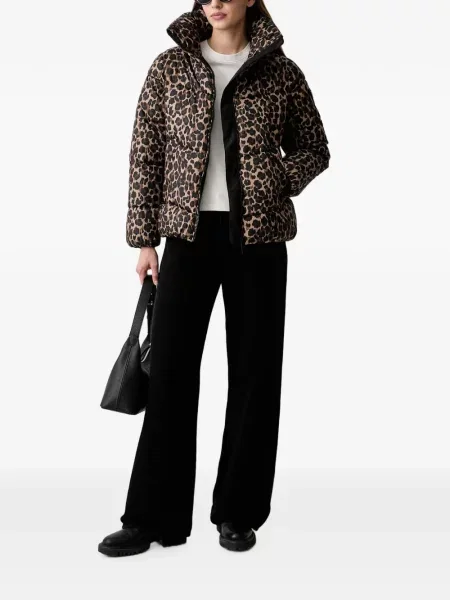 Geacă cu puf Dkny cu imagine cu model leopard
