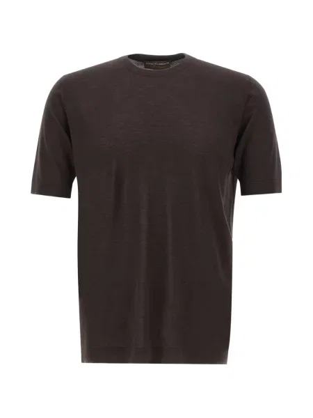 Scurt tricou Filippo De Laurentiis tricotate maro