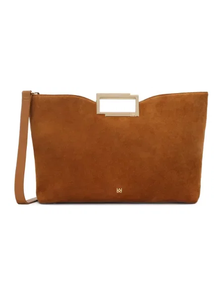 Torebka Kazar zamszowa brązowa