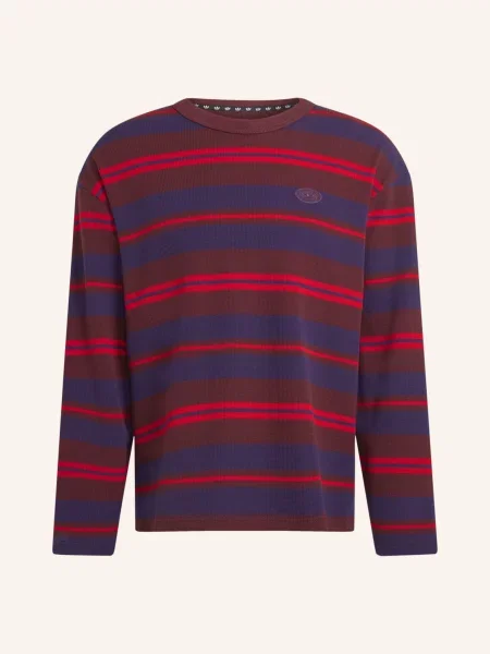 Tričko adidas Graphic Ls Tee Aura Ruby L červené