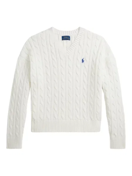 Sweter dziecięcy Polo Ralph Lauren biały