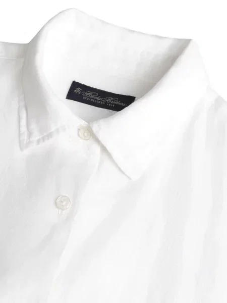 Cămașă Brooks Brothers de in lungă alb