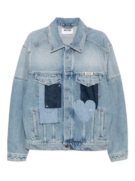 Džínová bunda Moschino modrá