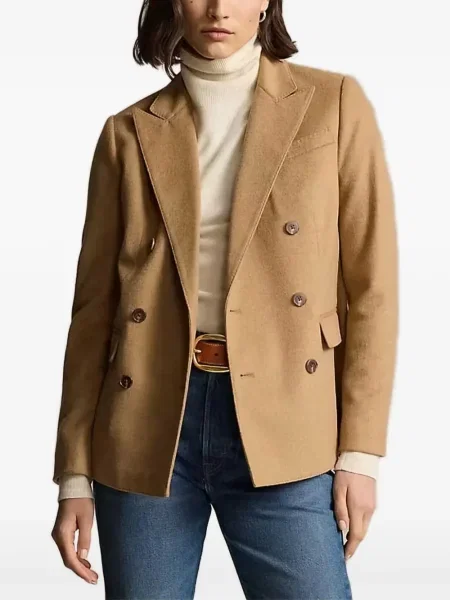 Șosete Polo Ralph Lauren tricotate cu nervuri cu două rânduri de nasturi portocaliu