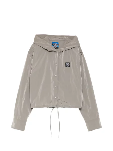 Sukienka Sport B. By Agnès B. z kapturem garniturowa brązowa