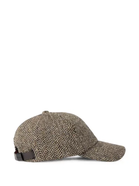 Vlněná kšiltovka Paul Smith hnědá