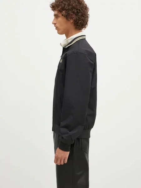 Fred Perry kurtka The Brentham Jacket przejściowa czarny