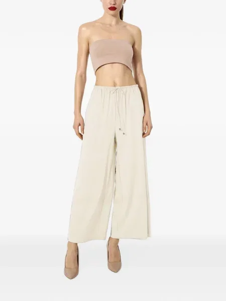 Pantaloni palazzo Wolford alb