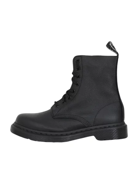 Dr. Martens workery skórzane Pascal MONO na płaskim czarny