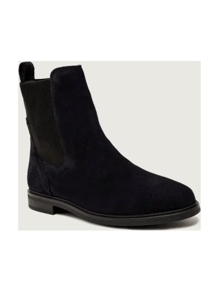 Tommy Hilfiger botine din piele întoarsă FLAG SUEDE CHELSEA BOOT