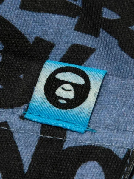 Шорти Aape By *a Bathing Ape® с принт сиво