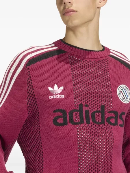 Pantaloni Adidas cu autograf alb