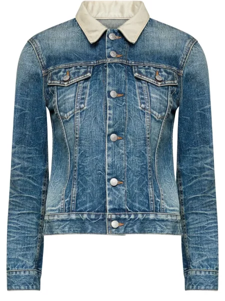 Geacă de blugi Mm6 Maison Margiela albastru