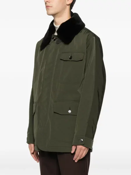 S límcem bunda Brioni zelená