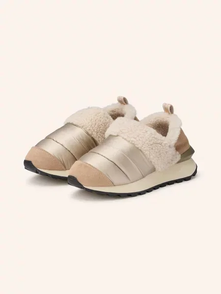 Voile Blanche Sneakersy Qwark silber beżowe