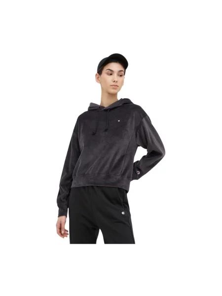 Champion bluza z kapturem gładka czarny