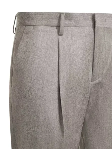 Pantaloni D4.0 plisate gri