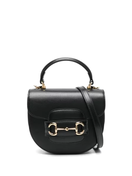Geantă Gucci Horsebit negru