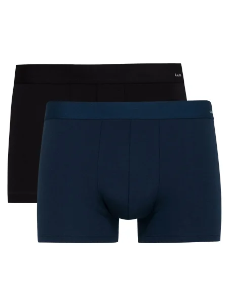 CALIDA Boxeralsók kék / fekete fehér