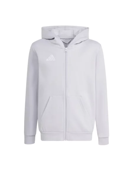 ADIDAS PERFORMANCE Αθλητική ζακέτα φούτερ ανοικτό γκρι